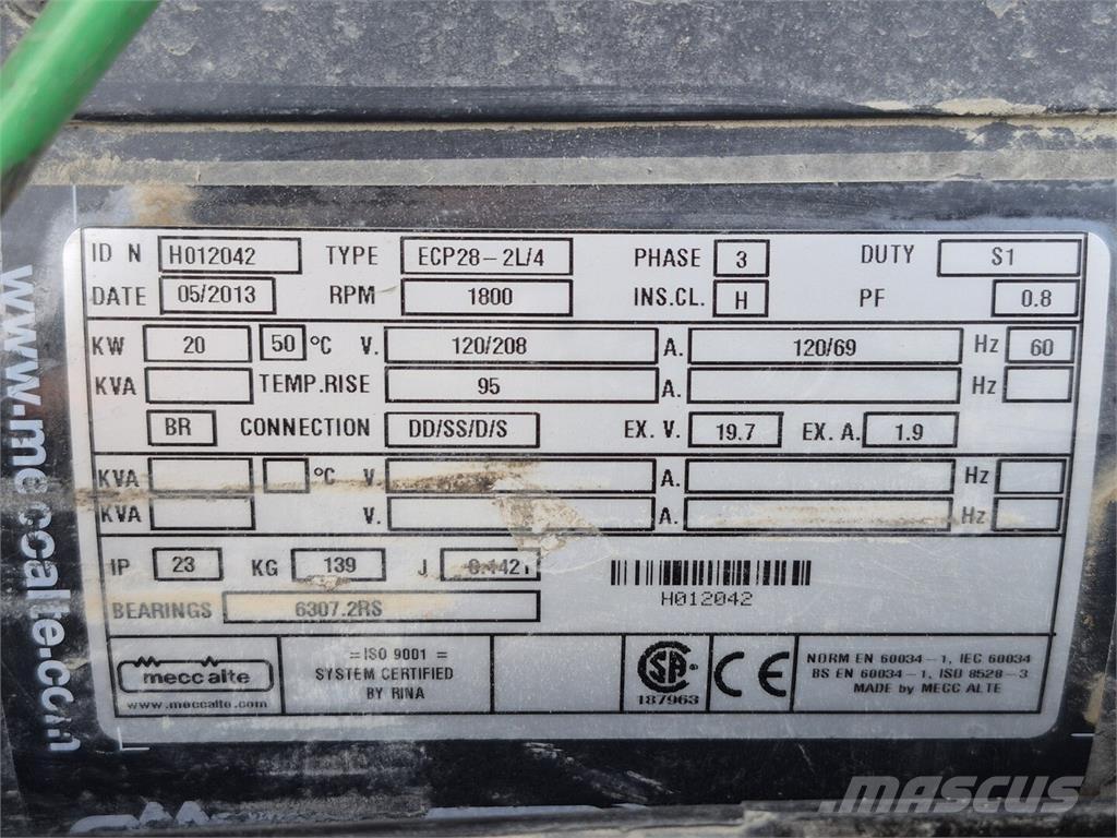 Allmand ELT20 Otros componentes