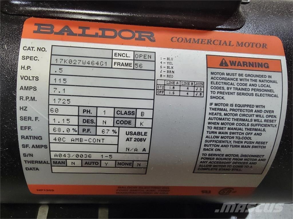 Baldor 17K027W464G1 Motores industriales