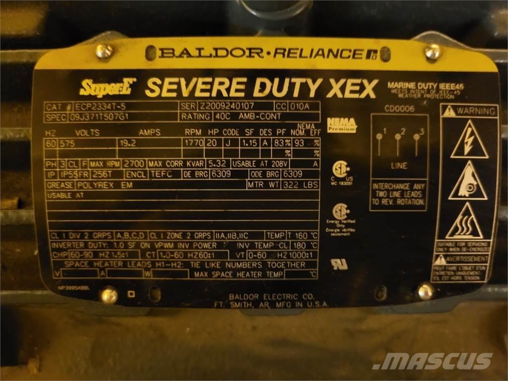Baldor ECP2334T-5 Motores industriales