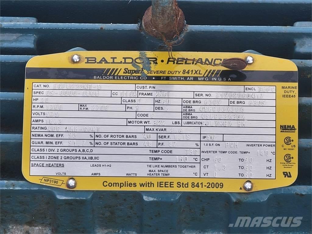 Baldor ECP82334T-5 Motores industriales