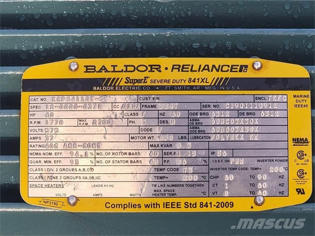 Baldor ECP84110T-5 Motores industriales