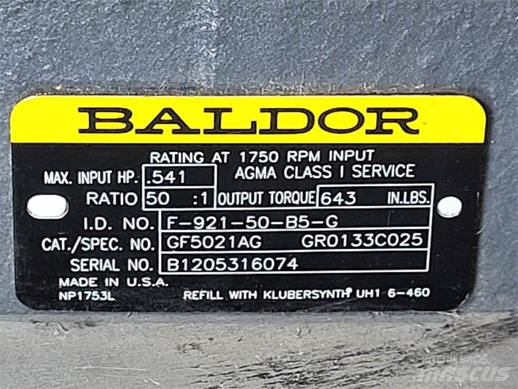 Baldor GF5021AG Otros