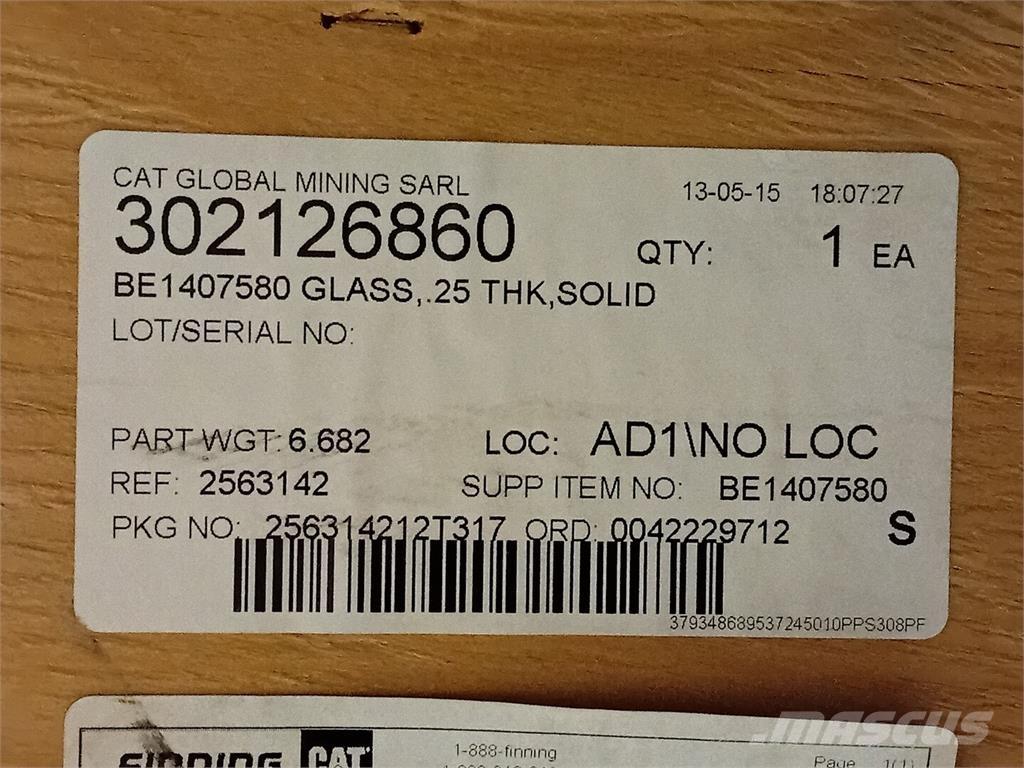 CAT 140-7580 Otra maquinaria subterránea