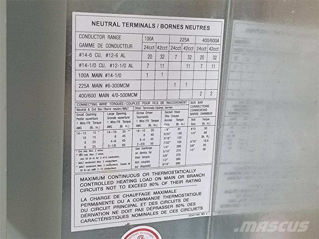 Eaton EZB2030RC Otros