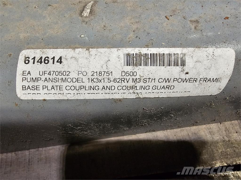  FLOWSERVE MK3 STD Bombas de agua