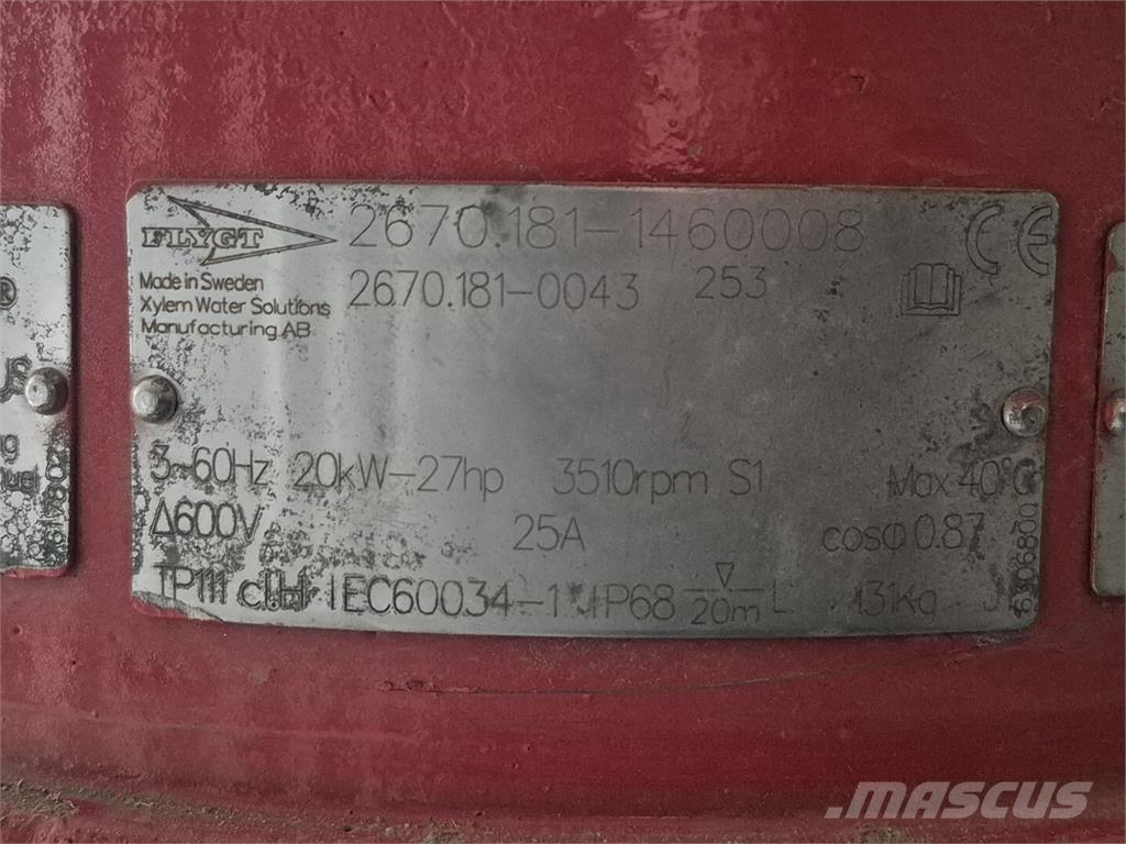 Flygt 2670.181-0043 Bombas de agua