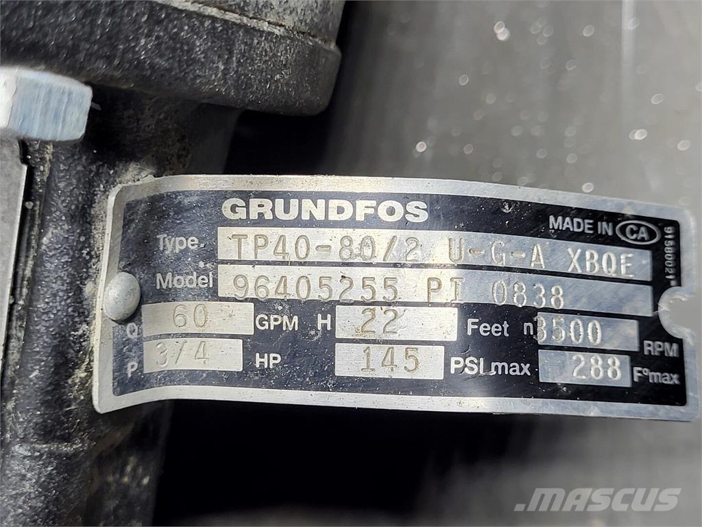 Grundfos 96405255 Bombas de agua