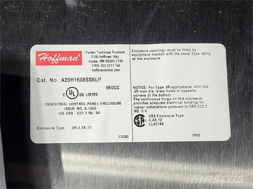 Hoffman A20H1608SS6LP Otros