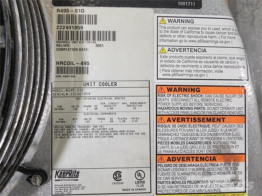  KEEPRITE R495-S1D Equipo para calentado y descongelación