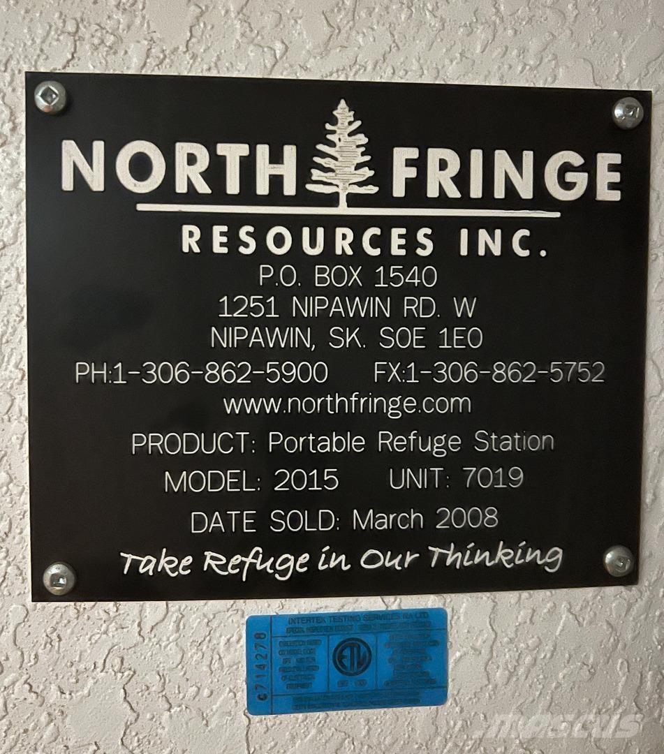  NORTH FRINGE 2015 Otra maquinaria subterránea