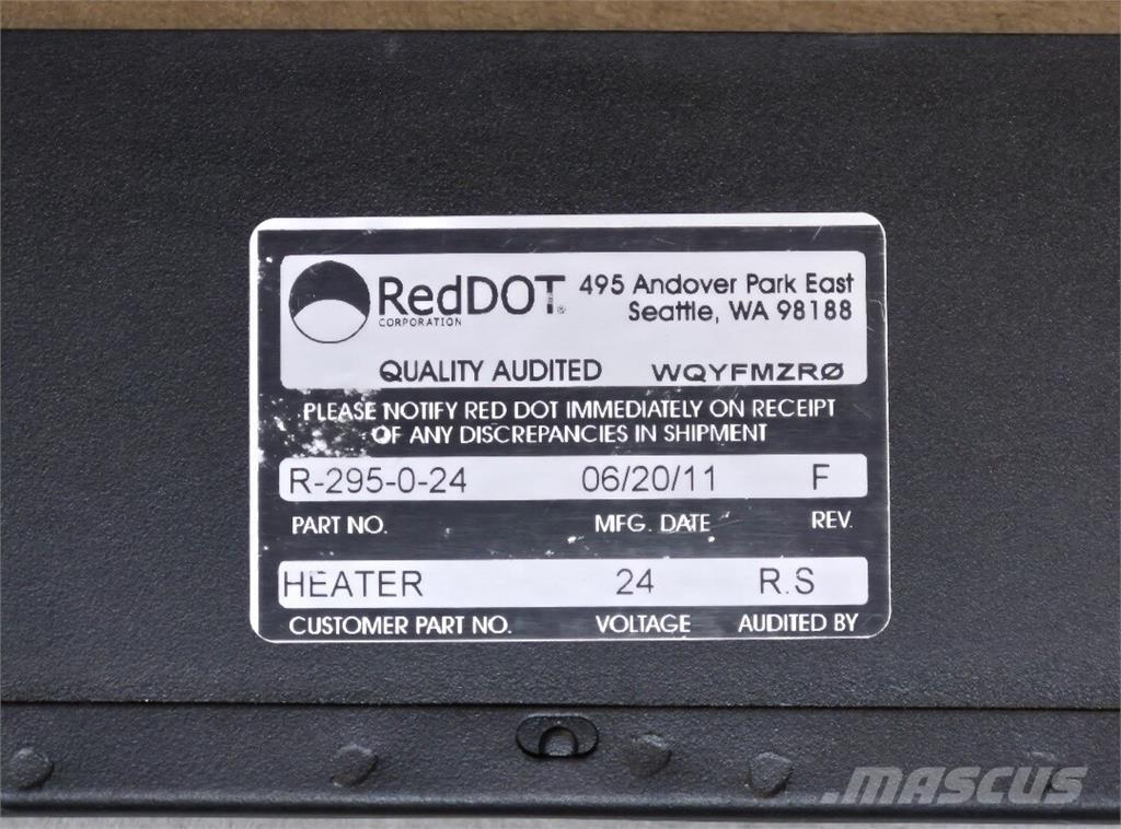  RED DOT R-295-0-24 Equipo para calentado y descongelación