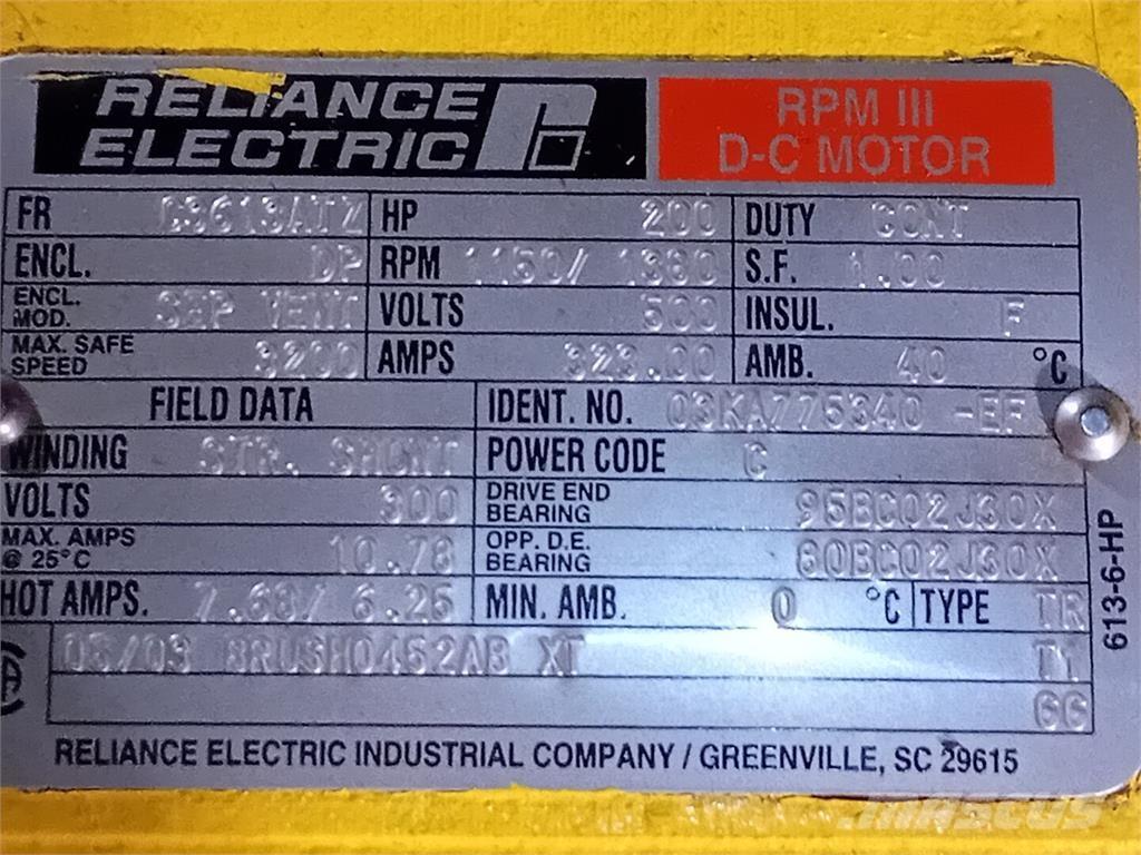  RELIANCE ELECTRIC Motores industriales