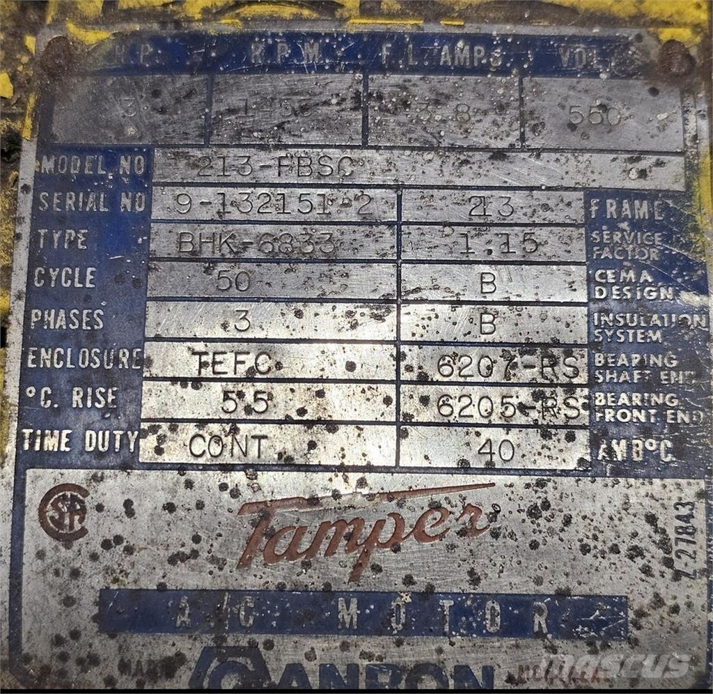  TAMPER Motores industriales