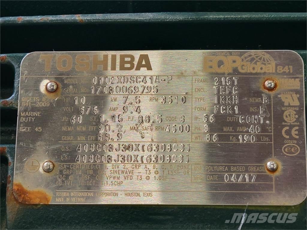  TOSHIBA 0102XDSC41A-P Motores industriales