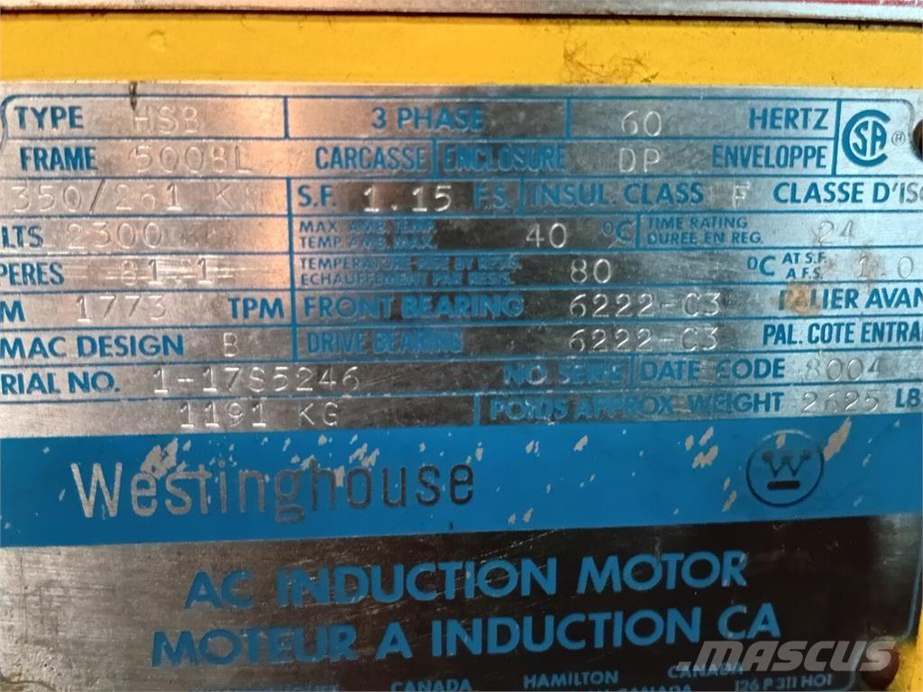 Westinghouse HSB Motores industriales