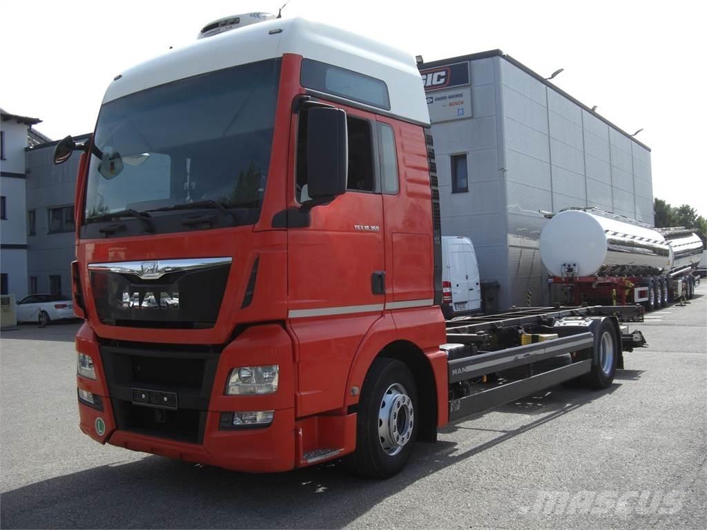 MAN 18360XXL TGX / LBW Camiones con chasís y cabina