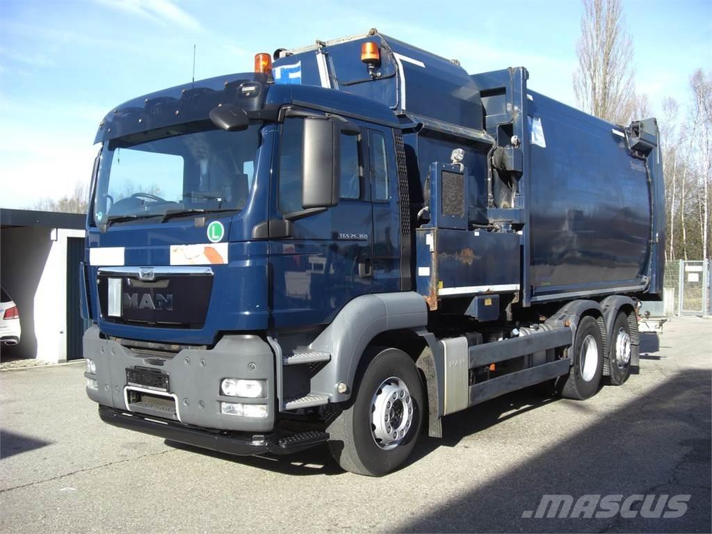 MAN 26360FNLL / RECHTSGEST. Camiones de basura