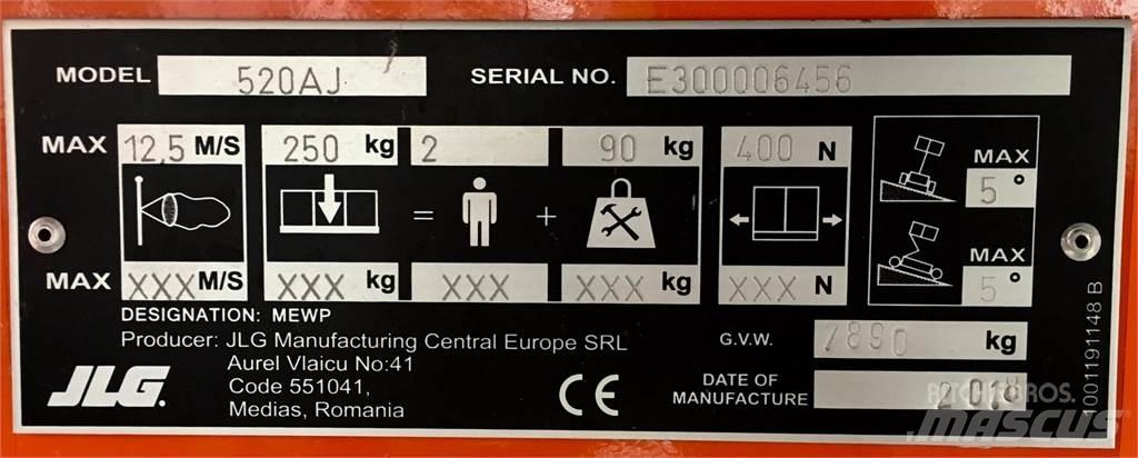JLG 520AJ Otras plataformas elevadoras