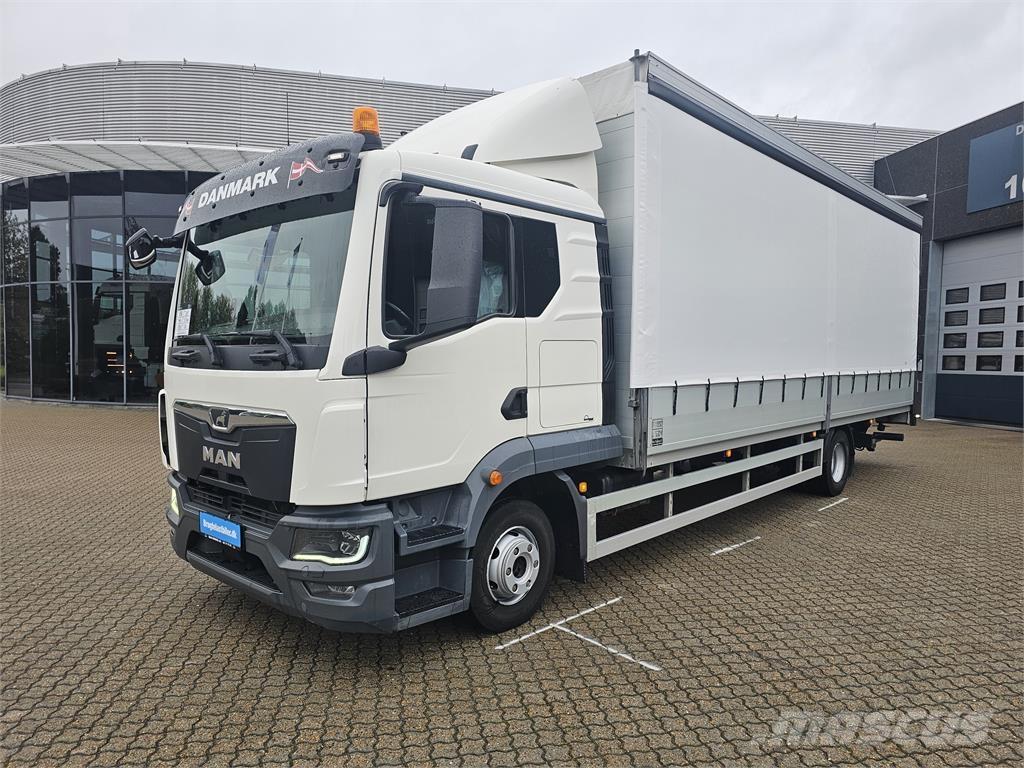 MAN TGL 12.250 Camiones de caja de lona