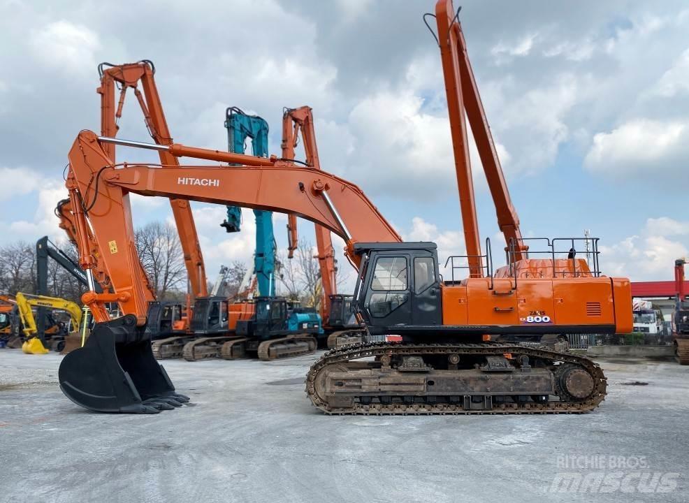 Hitachi EX800 Excavadoras sobre orugas