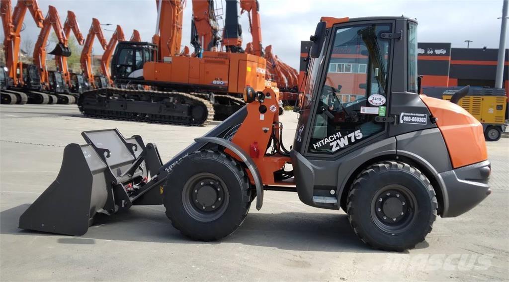 Hitachi ZW75 – 6C Cargadoras sobre ruedas