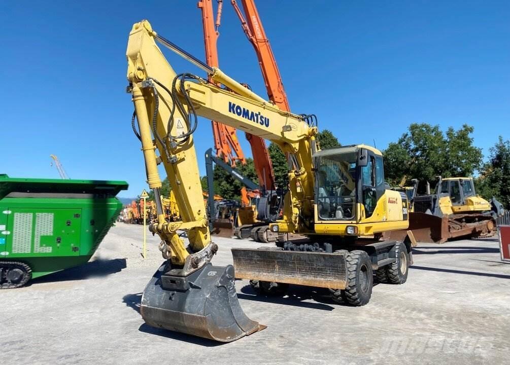 Komatsu PW200 7K Excavadoras de ruedas