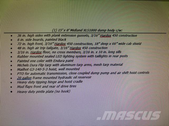 International HV Bañeras basculantes usadas