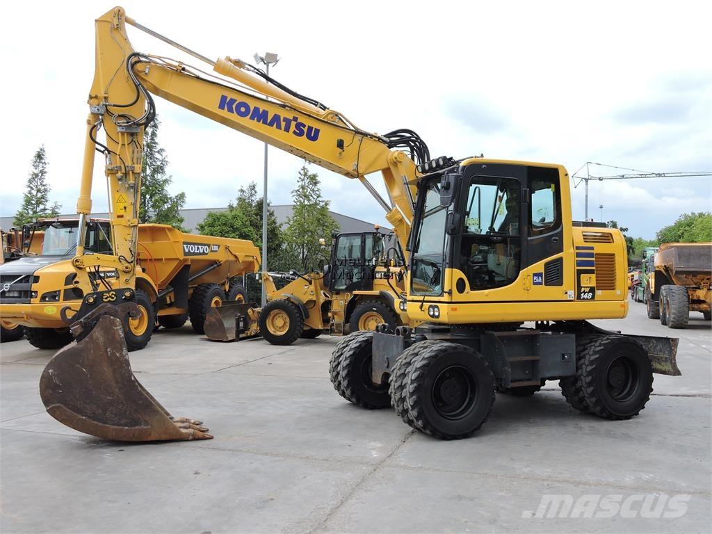 Komatsu PW148 Excavadoras de ruedas