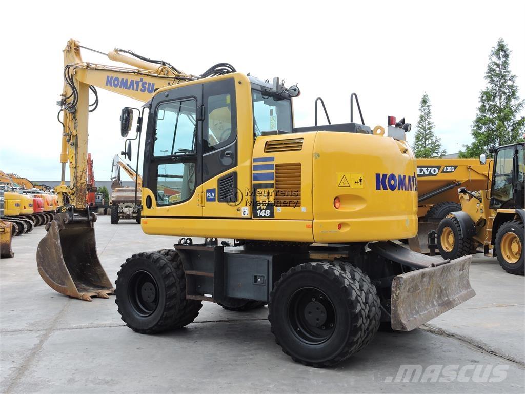 Komatsu PW148 Excavadoras de ruedas