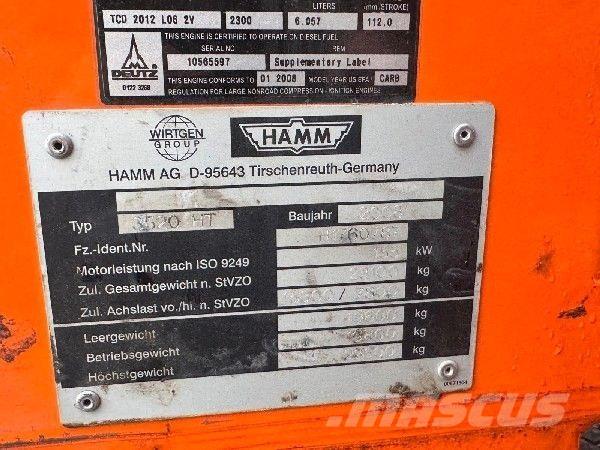 Hamm 3520 HAT Rodillos de un solo tambor