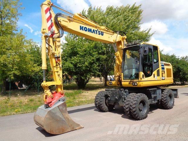 Komatsu PW 160-10 Excavadoras de ruedas