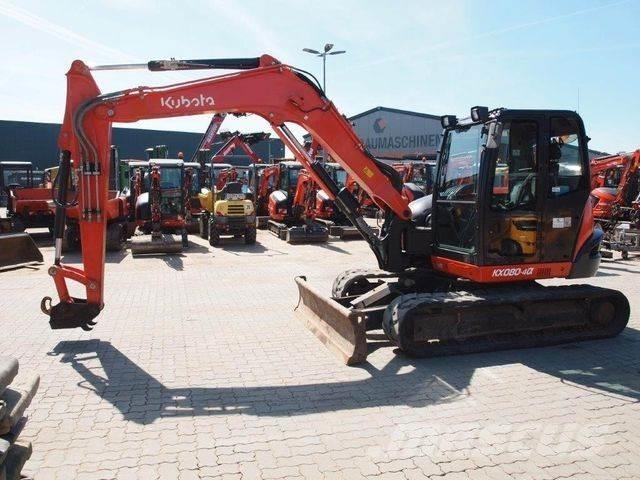 Kubota KX080-4a Miniexcavadoras