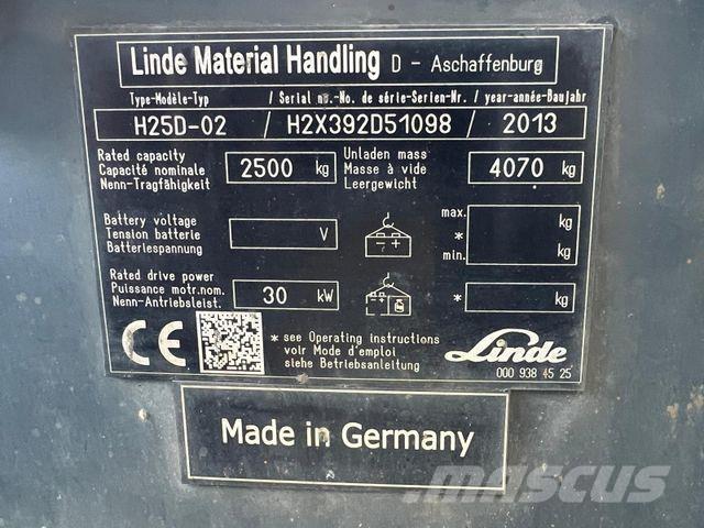 Linde H 25 Montacargas - otros