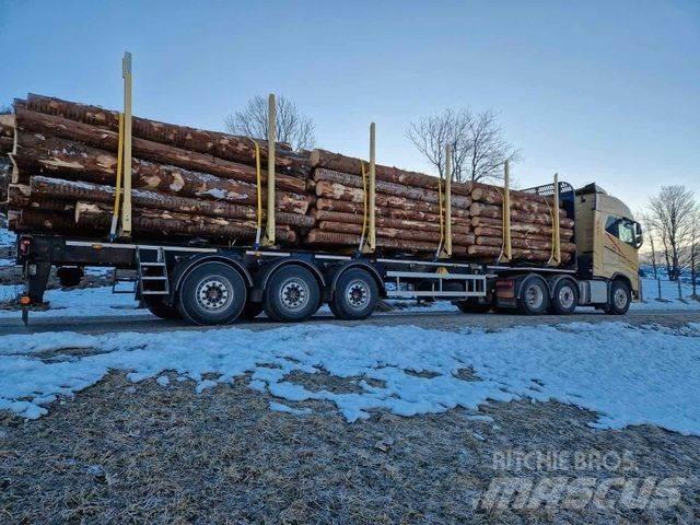  Rundholz Aufleger Semirremolque de transporte de madera