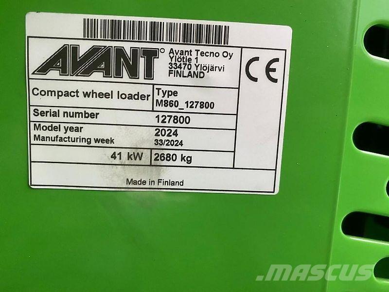 Avant 860 I TDL Minicargadoras