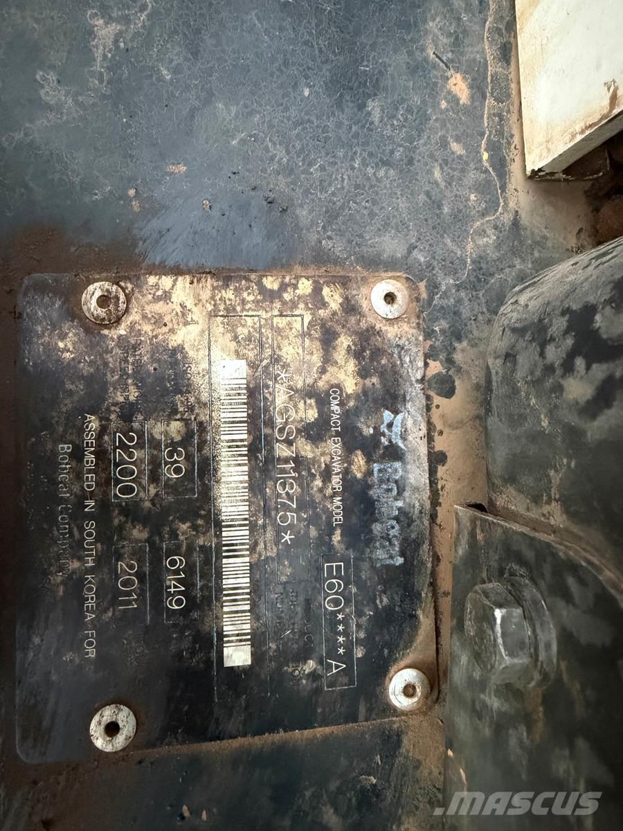 Bobcat E60 Excavadoras sobre orugas