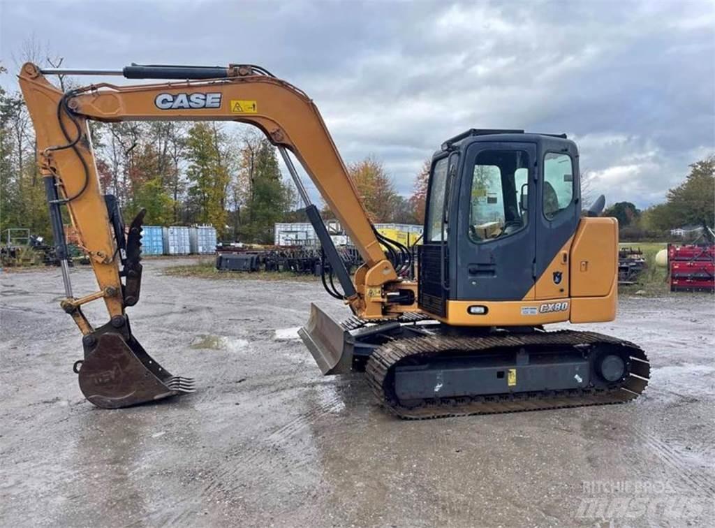 CASE CX80 Miniexcavadoras