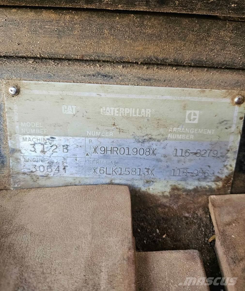 CAT 312B Excavadoras sobre orugas