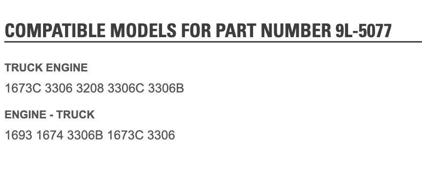 CAT 3208 Otros componentes