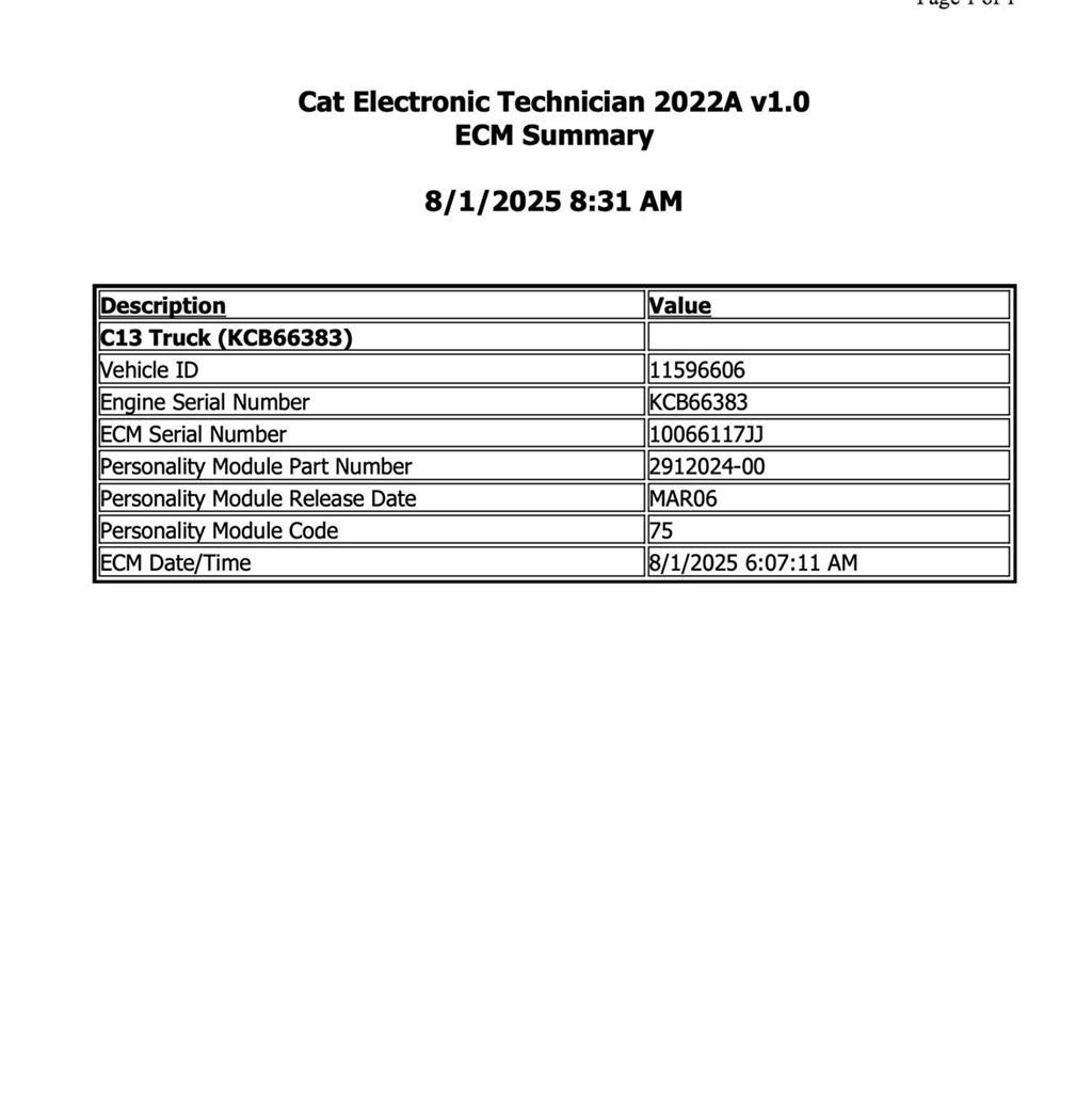 CAT C13 Componentes electrónicos