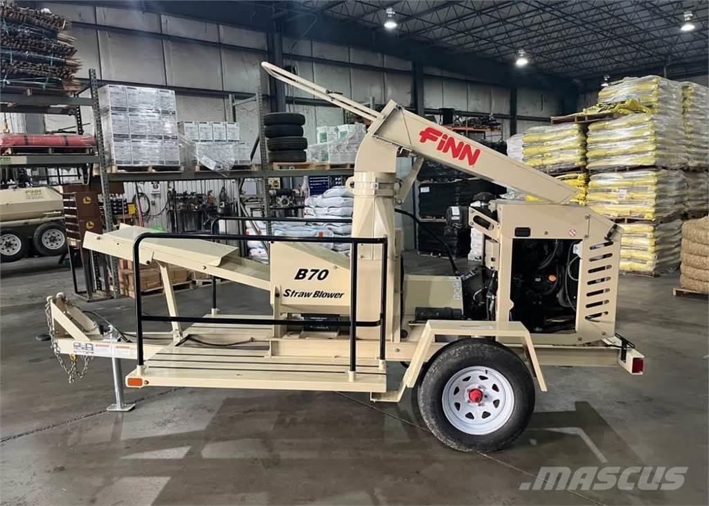 Finn B70T Tolvas receptoras, sopladoras y elevadoras