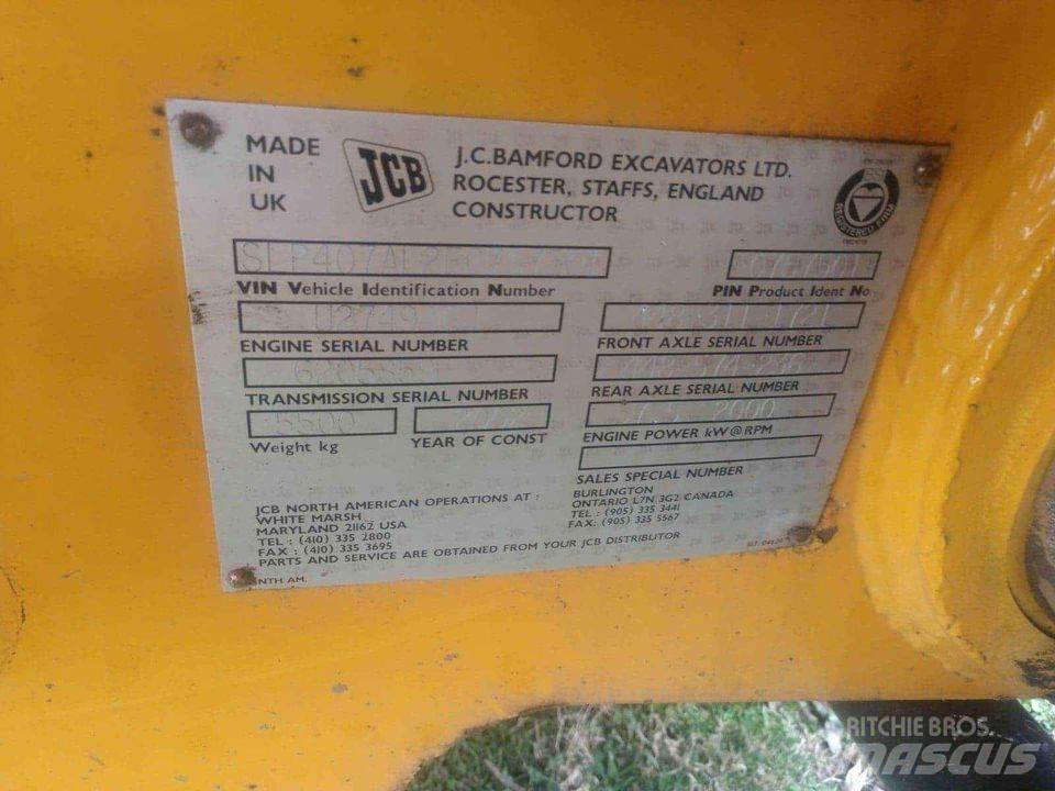 JCB 407 Cargadoras sobre ruedas