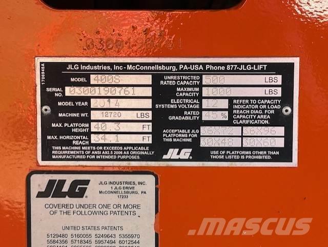 JLG 400S Otras plataformas elevadoras