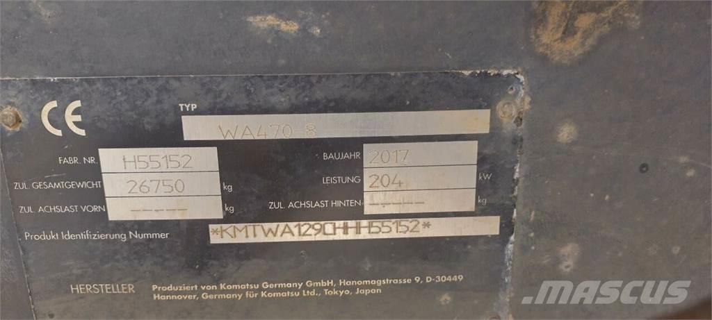 Komatsu WA 470-8 Cargadoras sobre ruedas