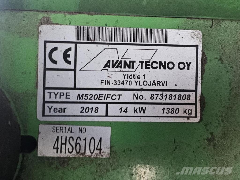 Avant M520 Minicargadoras