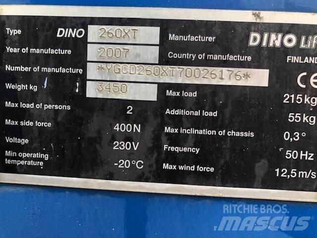 Dino 260XT Plataformas con jaula de elevación