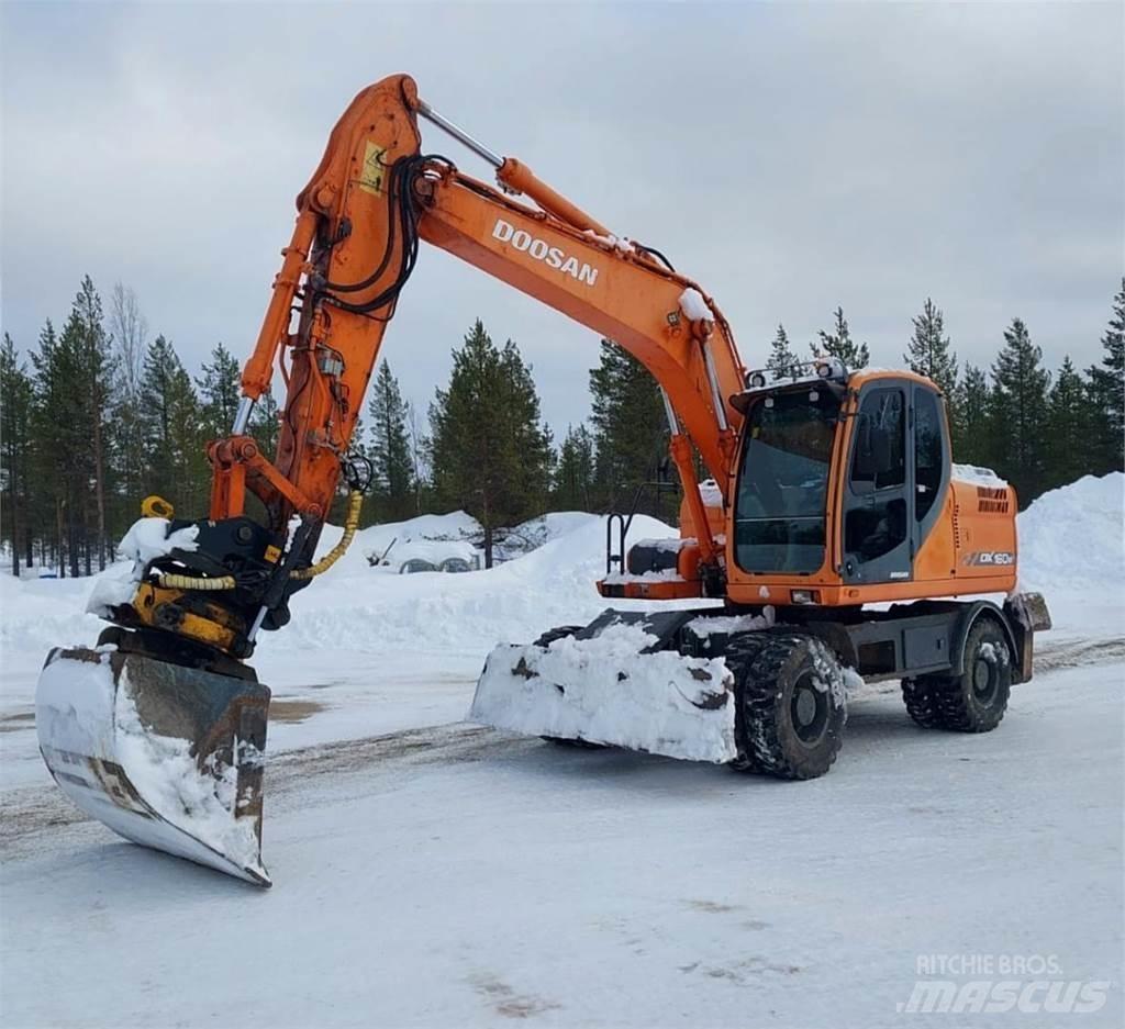 Doosan DX160W Excavadoras sobre orugas