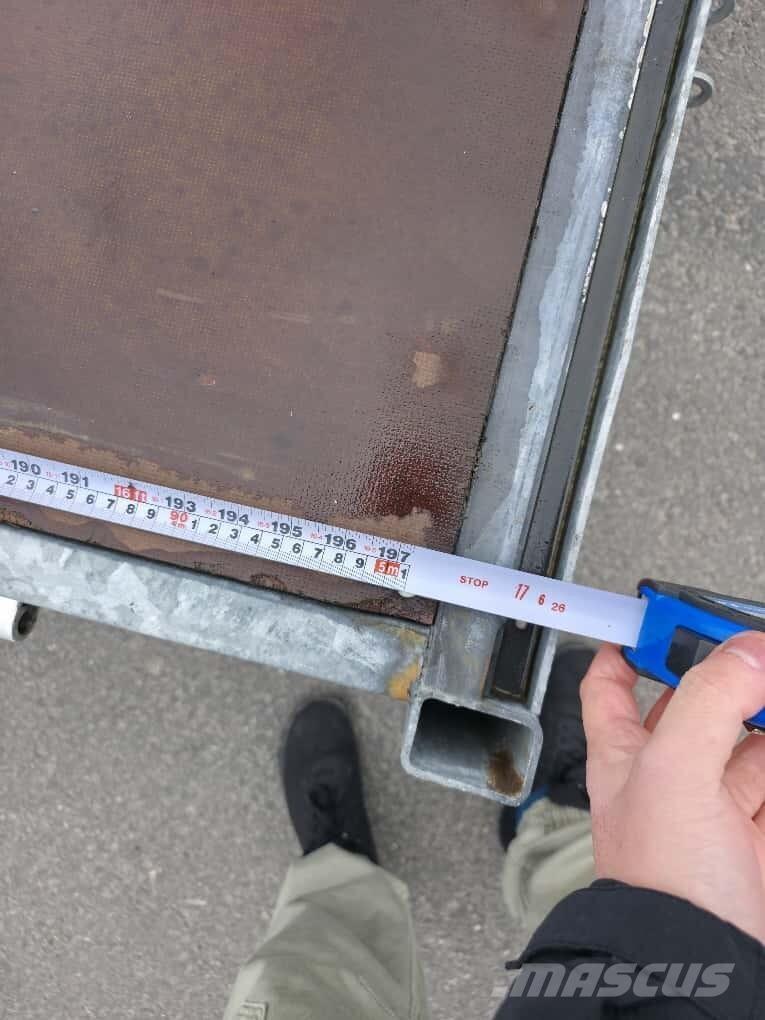 Eduard P4 3000kg Remolques de cama baja