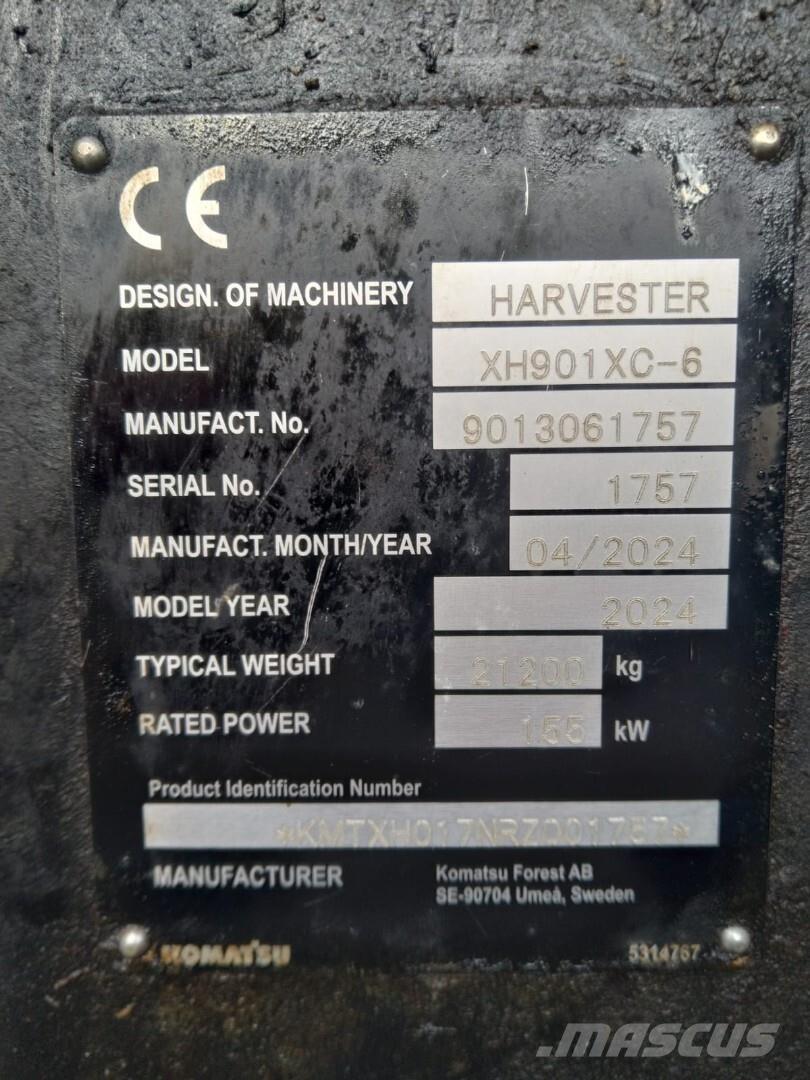 Komatsu 901 XC Cosechadoras