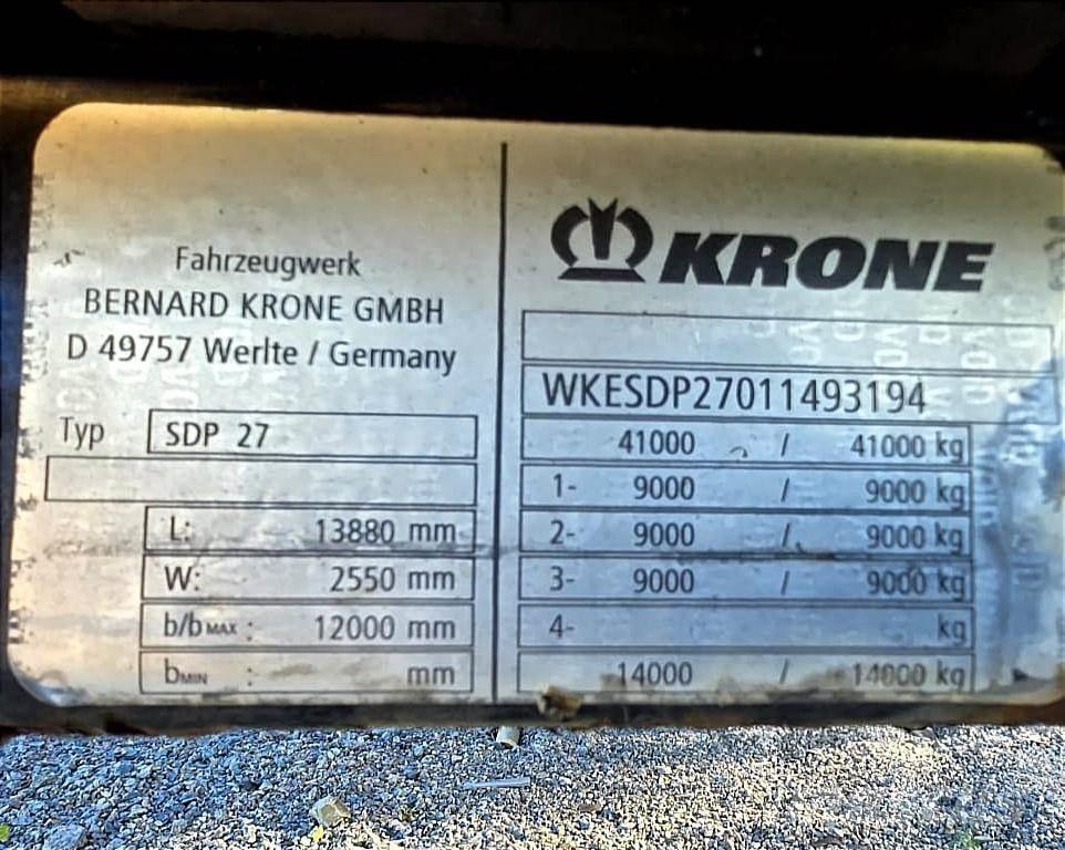 Krone SDP 27 Semirremolques de caja de lona